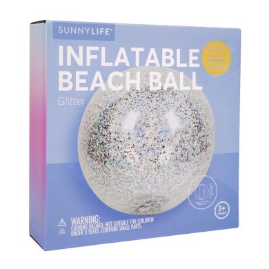 Пляжный мяч детский Sunny Life глиттер S0PBSNGL