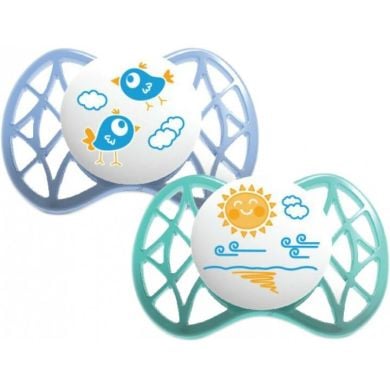 Пустушка симетрична Nuvita Air 0м+ 2 шт. для хлопчика NV7061Boy 