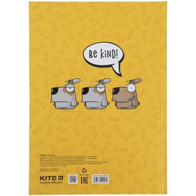 Щоденник шкільний, тверда обкладинка, Be unique Kite K21-262-1