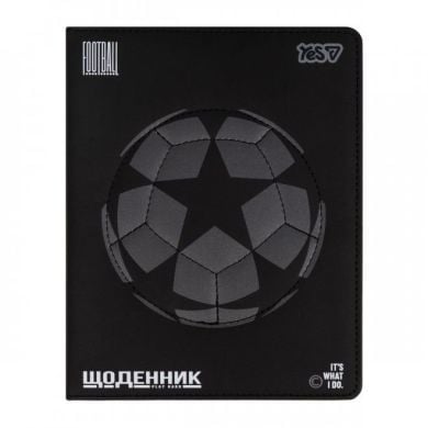 Дневник школьный Yes Champions PU, жесткий, A5, 40 листов 911692