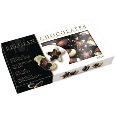 Шоколадні цукерки , Морский мотив 250 г BELGIAN CHOCOLATES 137940 5410348006452