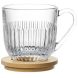 Чашка La Rochere OUESSANT с бамбук.крышкой, соломинка и щетка для чистки, 450 мл, 646501