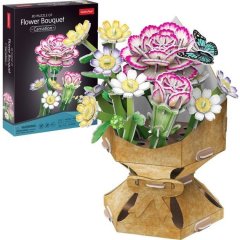 Трёхмерная головоломка-конструктор серии Букет цветов Гвоздики, арт. W3300h W3300h