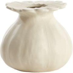 Ваза декоративная &Oslash;14x13 см REWA кремовая керамика Light&Living 5895424