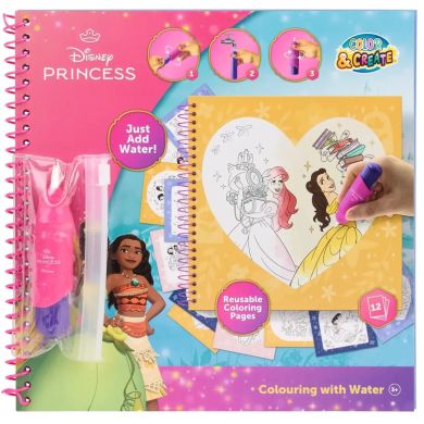 Водна розмальовка Disney PRINCESS 22,5 X 22,5 CM DP252390