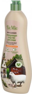 Антибактериальный гипоаллергенный чистящий эко крем для кухни BioMio Bio-Kitchen Cleaner с эфирным маслом Апельсина 500 мл 1809-02-03
