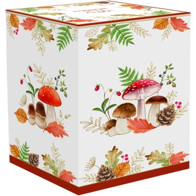Банка з кришкою у формі гриба з поліпропілену &Oslash;12х19см AUTUMN BREEZE POZZI MILANO 2148AUB, 19