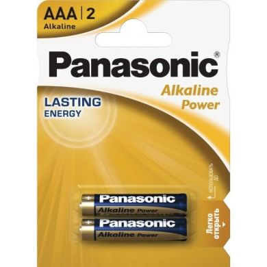 Батарейка Panasonic «Alkaline power лужна AA» блістер, 2 шт LR03REB/2BP
