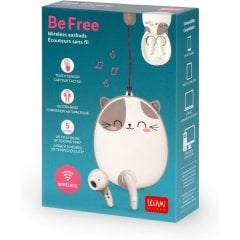 Бездротові навушники Be Free Котик Legami EAR0004