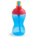 Чашка-непроливайка Munchkin Flip Straw Mighty Grip 296 мл блакитна 40523.01, Блакитний