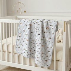 Двухслойное детское одеяло 80&times;80 см My Little Pie Velvet Blue 80 x 80 BL001
