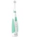Електрична зубна щітка Nuvita для дітей 3 міс - 5 років бірюзова NV1151, Білий