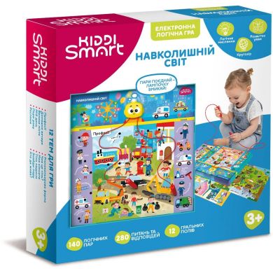 Электронная логическая игра KIDDI SMART ВИКТОРИНА ОКРУЖАЮЩИЙ МИР S2 157-A-0022-UA