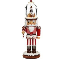 Фигурка ПОЖАЛУЙЧИК CANDY NUTCRACKER, LED, муз., 41,5 см, MU50104 Goodwill MU50104