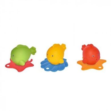 Іграшка для ванної Simba Краб і рибки з вудкою 8 шт 20 см 4018295, Блакитний