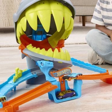 Игровой набор Пляжная атака акулы Hot Wheels JHL96