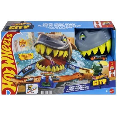 Игровой набор Пляжная атака акулы Hot Wheels JHL96