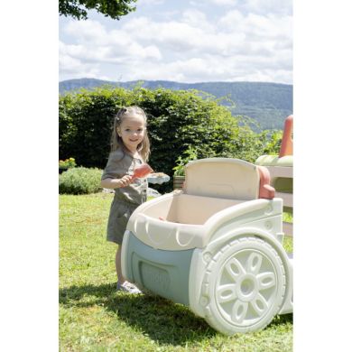 Игровой центр Smoby Life Автомобиль путешественника, с горкой и песочницей, 233х68х91 см 7600840207