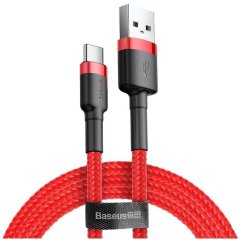 Кабель Baseus Cafule USB to Type-C 3A 1m CATKLF-B09 красный 948098