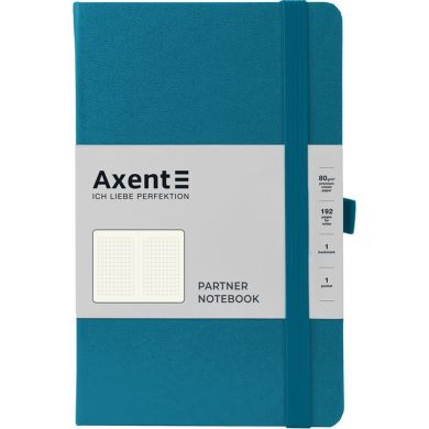 Книга записная Axent Partner, 96 листов, клетка, синий индиго 8201-47-A