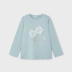 Кофта для девочки с рисунком Mayoral 92 Голубой 4072
