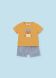 Комплект футболка короткий рукав с шортами 1F, р.56 Желтый Mayoral 1208