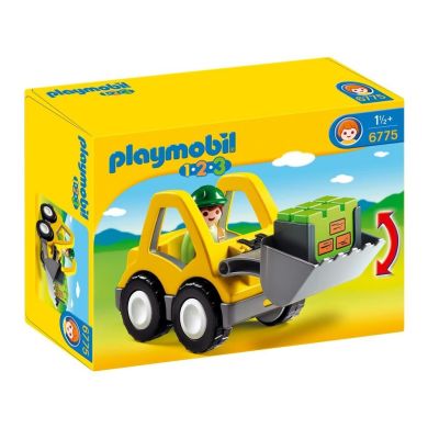 Конструктор Playmobil Бульдозр с фигуркой водителя 6775