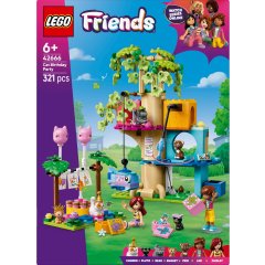 Конструктор День народження кота і будинок на дереві LEGO Friends 42666