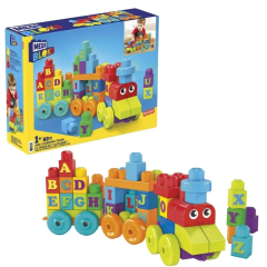 Конструктор Mega Bloks Fisher-Price Поезд с буквами DXH35