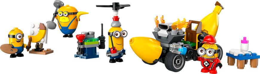 Конструктор Мужчины и банановый автомобиль LEGO Minions 75580