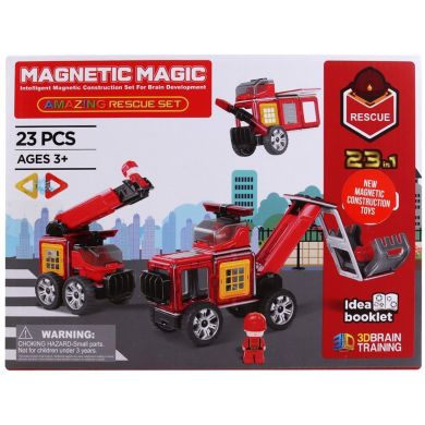 Магнітний конструктор Пожежник (23 елементи) Shantou LQ656