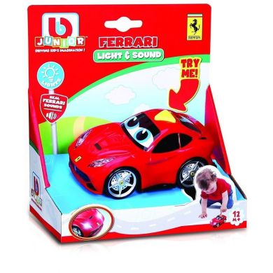 Машинка игрушечная BB Junior Ferrari F12 Berlinetta свет/звук красная 16-81003, Красный