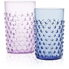 Набор 2шт стаканов Galaxy Hobnail, 200мл, сине-фиолетовый KLIMCHI 21013/200-1931/27/2
