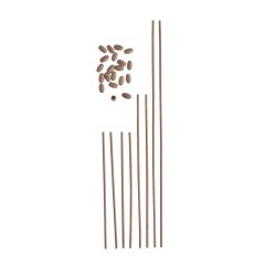 Набор для изготовления мобиля Rayher с деревянными палочками и бусинками 6109700