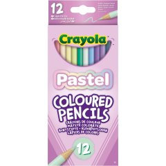 Набір пастельних кольорових олівців, 12 шт Crayola 68-3366