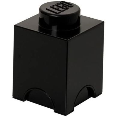 Одноточечный черный контейнер для хранения Х1 Lego 40011733