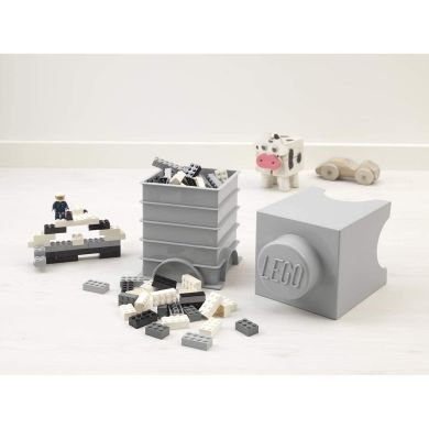 Одноточковий чорний контейнер для зберігання Х1 Lego 40011733