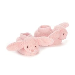 Пинетки для девочки Застенчивый розовый кролик Jellycat (Джелликэт) BAB4BP