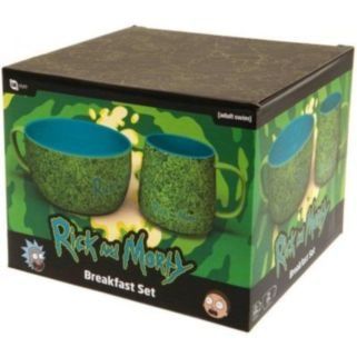 Подарунковий набір RICK AND MORTY Pattern Breakfast Set (Рік і Морті) BS0038