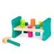Розвивальна дерев'яна іграшка-сортер Battat Бум-бум BX1762Z, Різнокольоровий