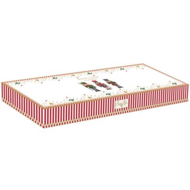 Таця у формі Лускунчика 36,5x14см з фарфору NUTCRACKER POZZI MILANO 2184NUTC