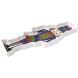 Таця у формі Лускунчика 36,5x14см з фарфору NUTCRACKER POZZI MILANO 2184NUTC