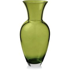 Ваза h 31 см, двошарове скло, смарагдово-зелена IVV INFIORE 9245.1, 31