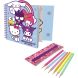 Тетрадь с заданиями Hello Kitty + карандаши и съемный чехол Kids Licensing HK50183