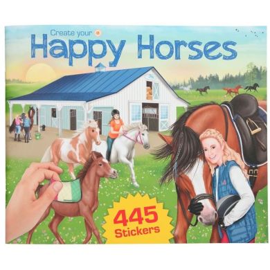 Альбом для раскраски Счастливые Лошадки Depesche 411584