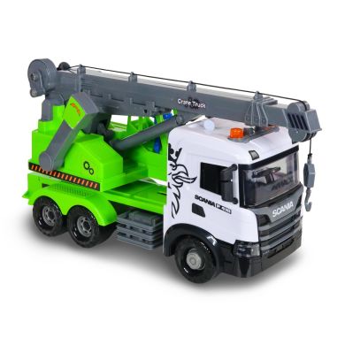 Автомодель серии Mid Truck АВТОКРАН SCANIA (свет, звук) 3006KS