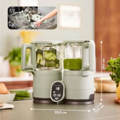 Блендер-пароварка Nutribaby Glass селадон зелений A001138