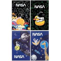 Блокнот-планшет, A6, 50 л, нелинированный NASA NS23-195