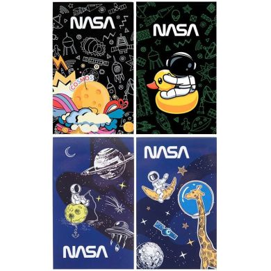 Блокнот-планшет, A6, 50 л, нелинированный NASA NS23-195
