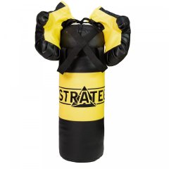 Боксерський набір жовто-чорний середній (2072) STRATEG 2072